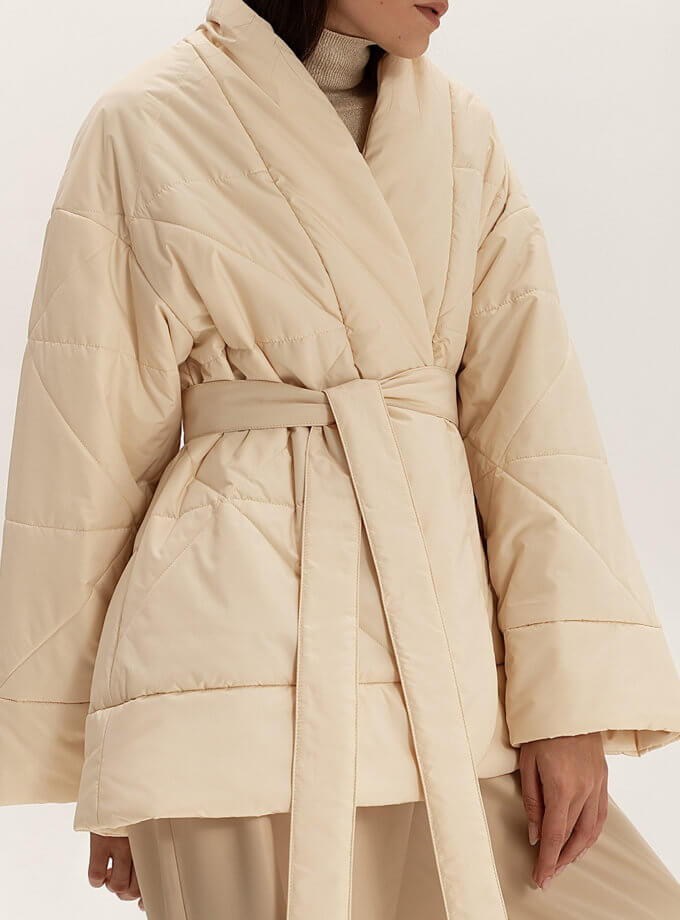 Укорочений пуховик-кімоно Milk WONDER (WNDR_fw21_fw22_plml_04_kapsula) - фото 11