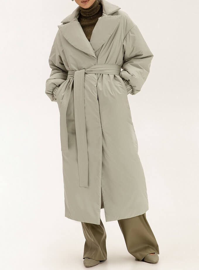 Пуховик з об'ємним коміром Pistachio WONDER (WNDR_fw21_fw22_plp_06) - фото 13