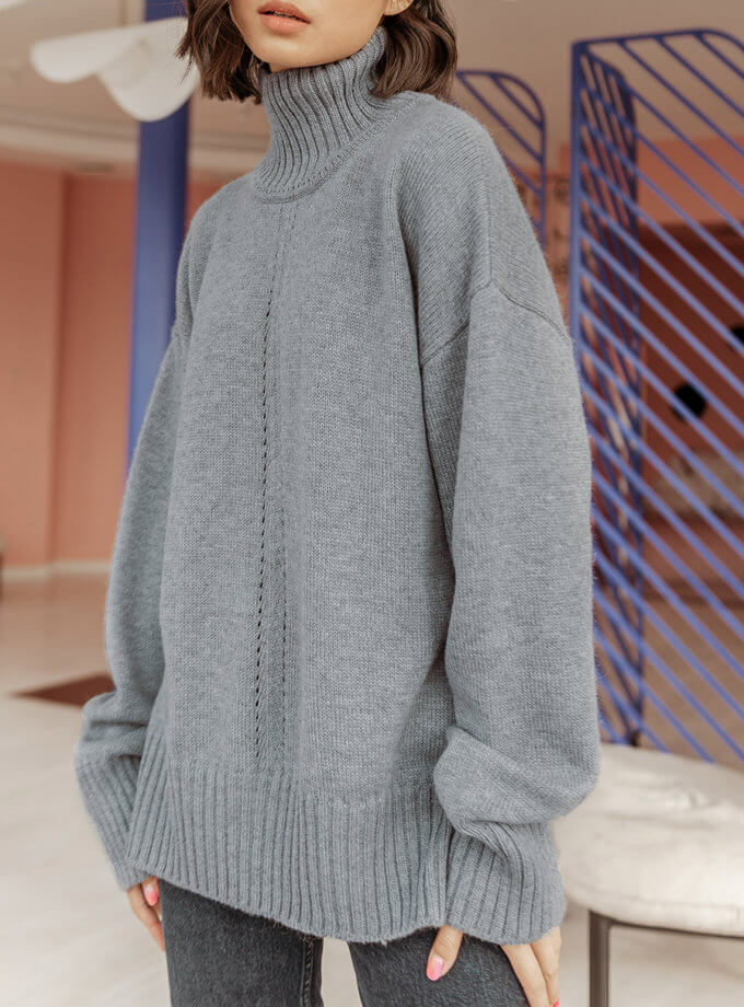 Светр Nicole з вовни WKMF (WKMF_76_3) - фото 7