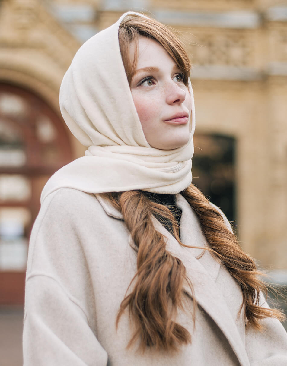 IMGP8734 Хустка з шерсті розшита перлами Княгиня NESAMOVYTO (NST_KNG) - фото 5