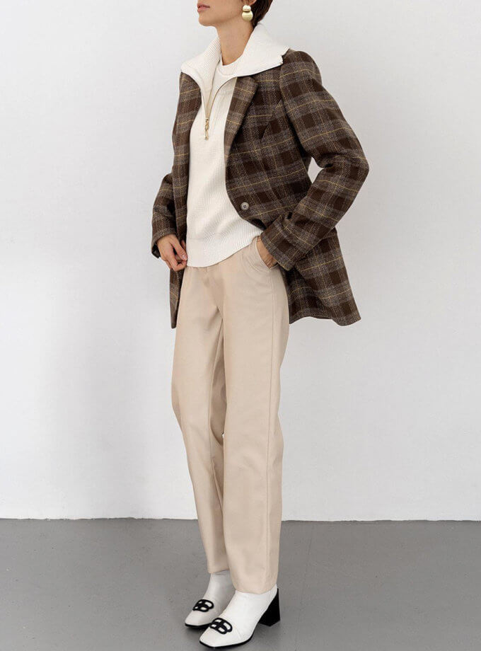 Шкіряні брюки Fiori MY x MY (MC_MY2022)