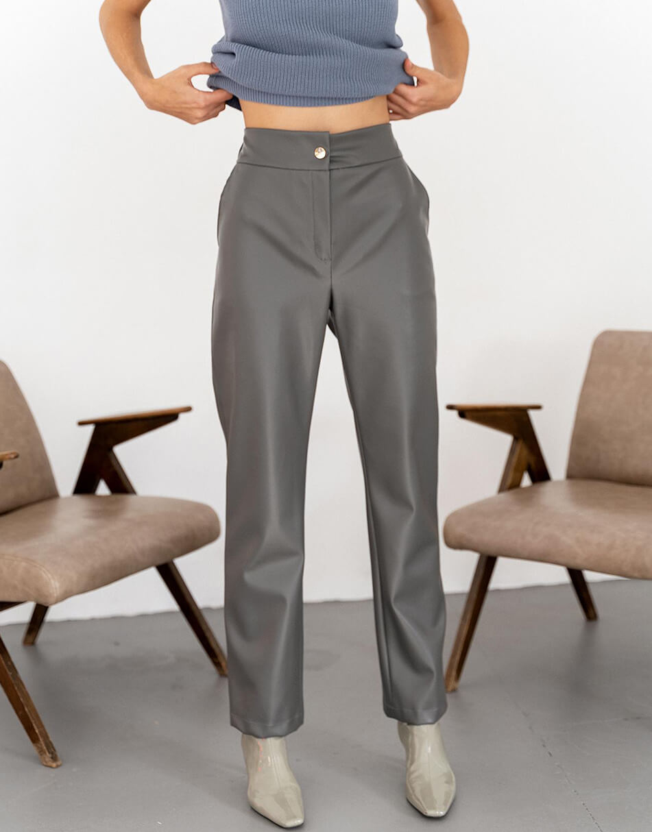 Фото 22.10.21, 14 56 11 Шкіряні брюки Fiori MY x MY (MC_MY1922) - фото 3