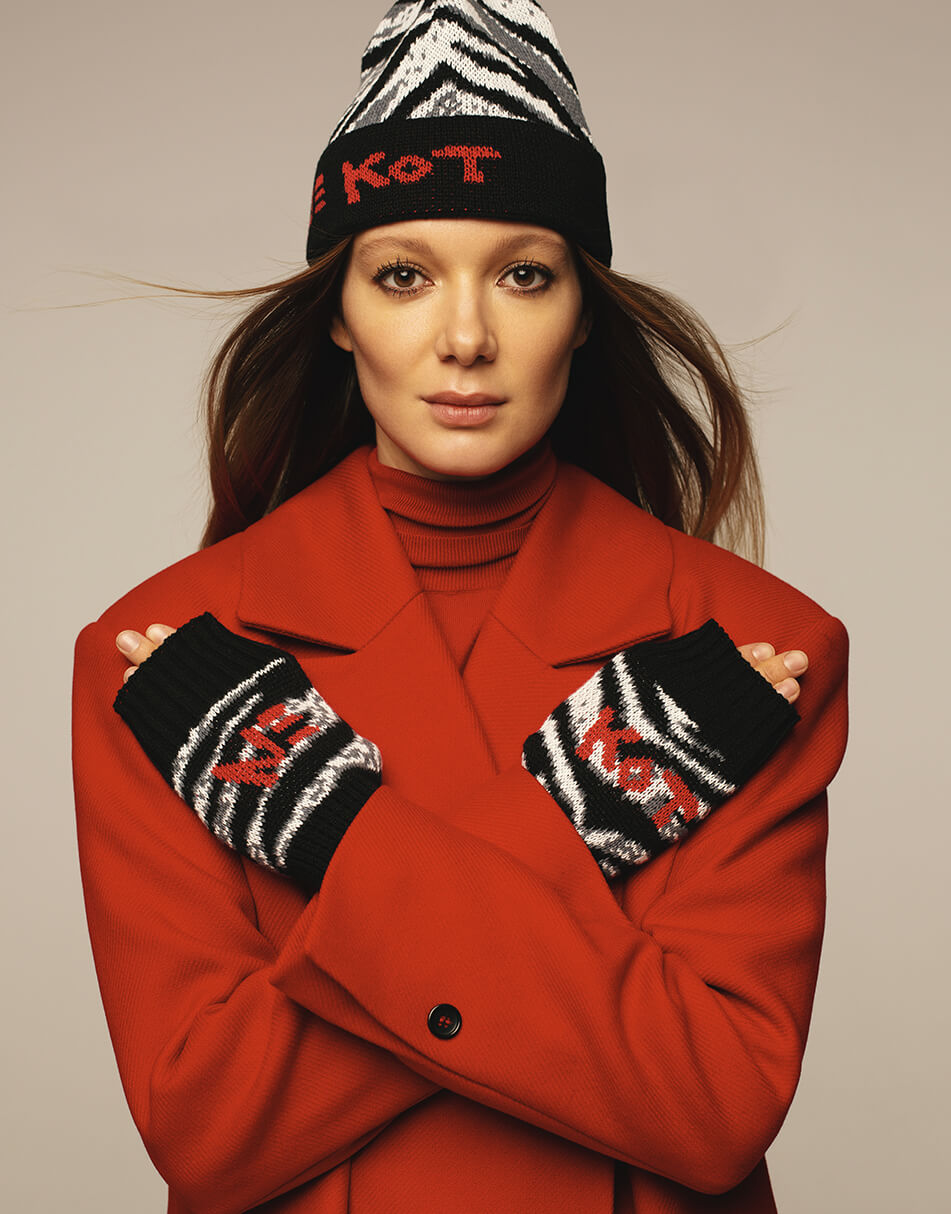 2256_2257 Шапка с принтом L.A.B BY TERNOVSKAYA (LAB_2256) - фото 2