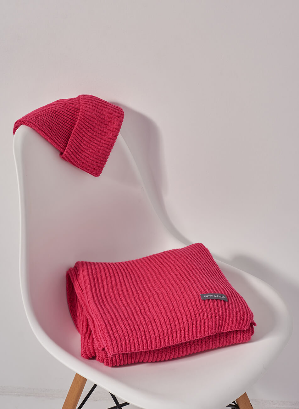 F12A1608-FA60-4355-B601-CA33C030DF54 Шарф з вовни мериноса FIORE BIANCO (FRBC_FBscarf__strowberry) - фото 11