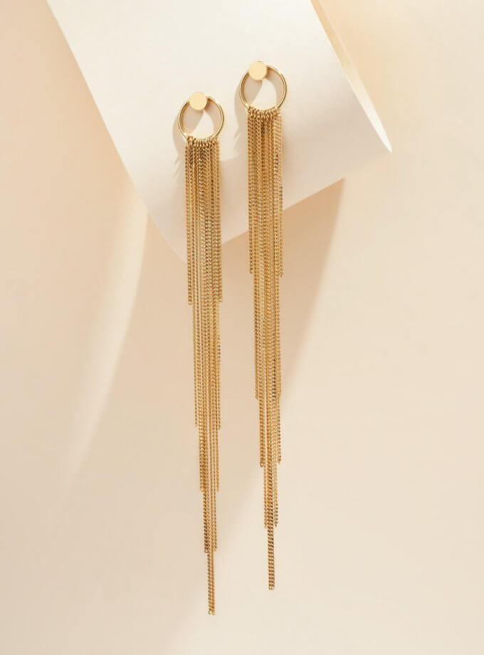 Сережки Сonstructor yellow IVA JEWELRY (IVA_KG01)