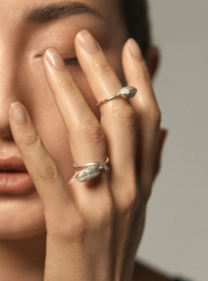 Срібна каблучка Кардамон LOGVIN JEWELRY (LGV_kardamome_001)