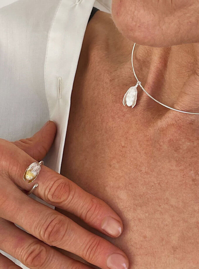 Срібний чокер Кардамон LOGVIN JEWELRY (LGV_kardamome_005)