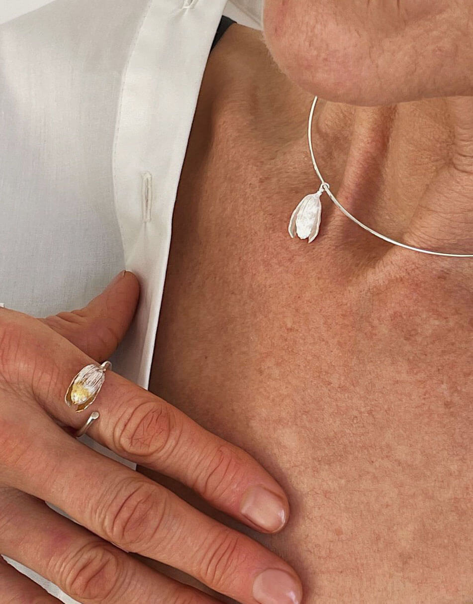 Processed with VSCO with 4 preset Срібний чокер Кардамон LOGVIN JEWELRY (LGV_kardamome_005) - фото 2