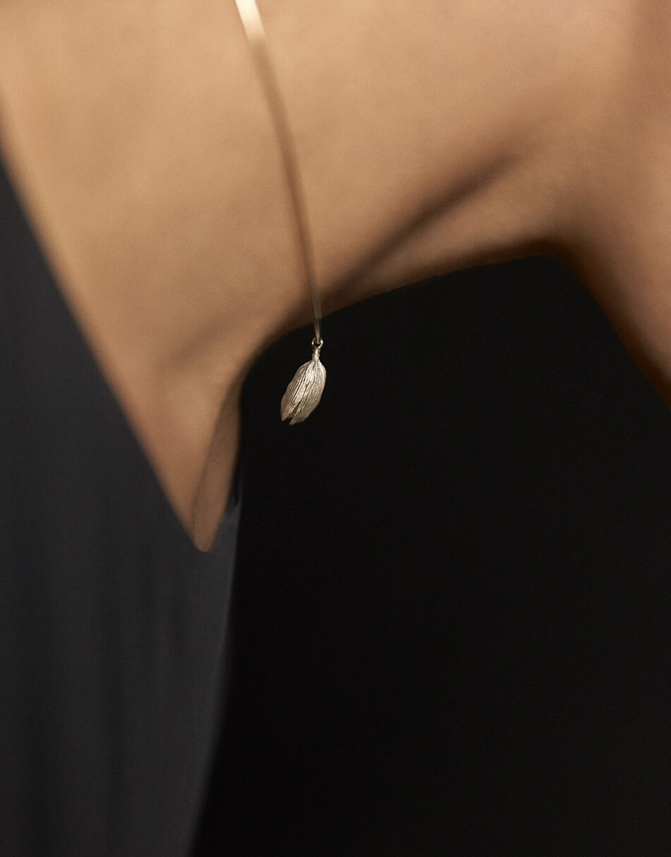 kardamome_005-2 Срібний чокер Кардамон LOGVIN JEWELRY (LGV_kardamome_005) - фото 3