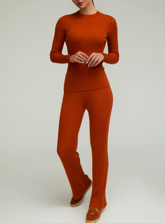 Костюм з вовни CHALETY (CHLT_Jane-orange) - фото 7