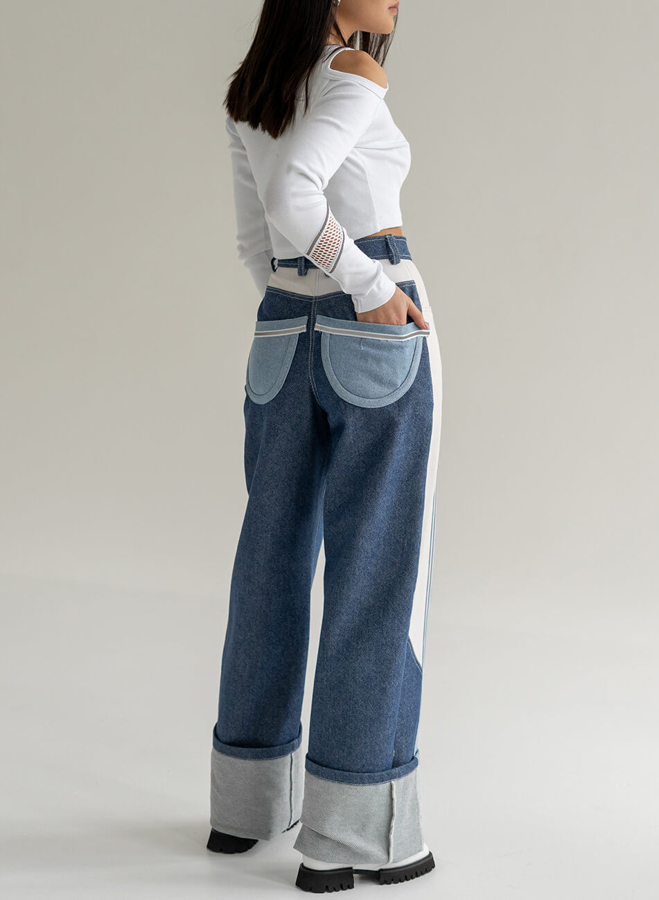 Seven_Eleven_pre_SS_22_107 Джинси з високою посадкою 7/11 SEVEN ELEVEN (SE_SE18Jns3clrBl) - фото 4