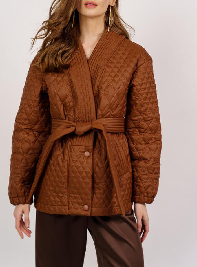 Куртка-бомбер Zyma з поясом MY x MY (MC_MY1422-2) - фото 13