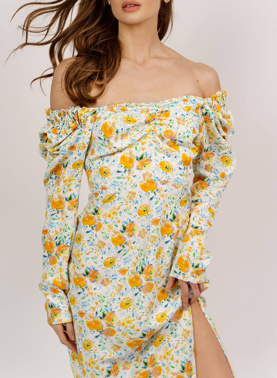 Фото 03.02.22, 17 38 12 Сукня міді з розрізом Rebecca MY x MY (MC_MY6122) - фото 6