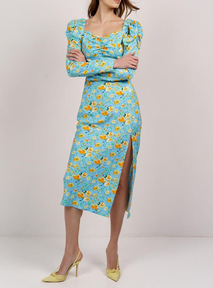 Сукня міді з розрізом Rebecca MY x MY (MC_MY6222) - фото 15