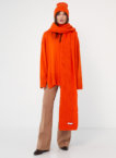 Шарф з вовни мериноса FIORE BIANCO (FRBC_FBscarf_orange)