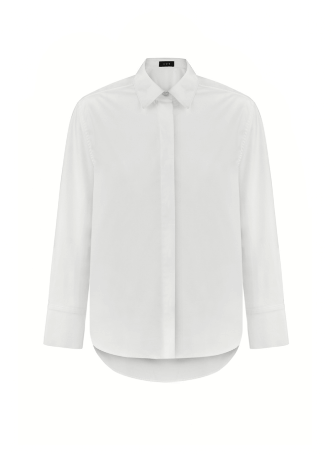 Бавовняна сорочка вільного крою IRARO (IRRO_IR_ND22_WS_004) - фото 15