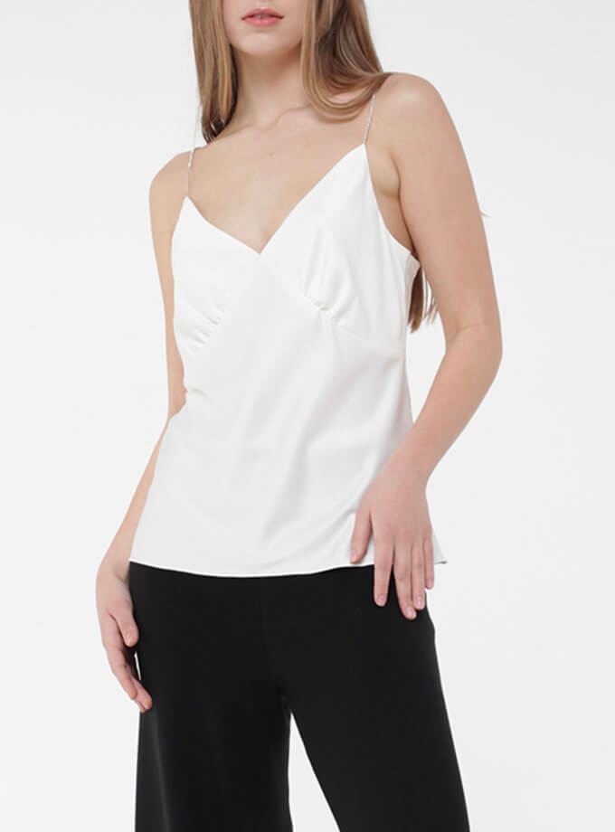 Топ зі стразами MISS SECRET (MISS_Top-013-white)