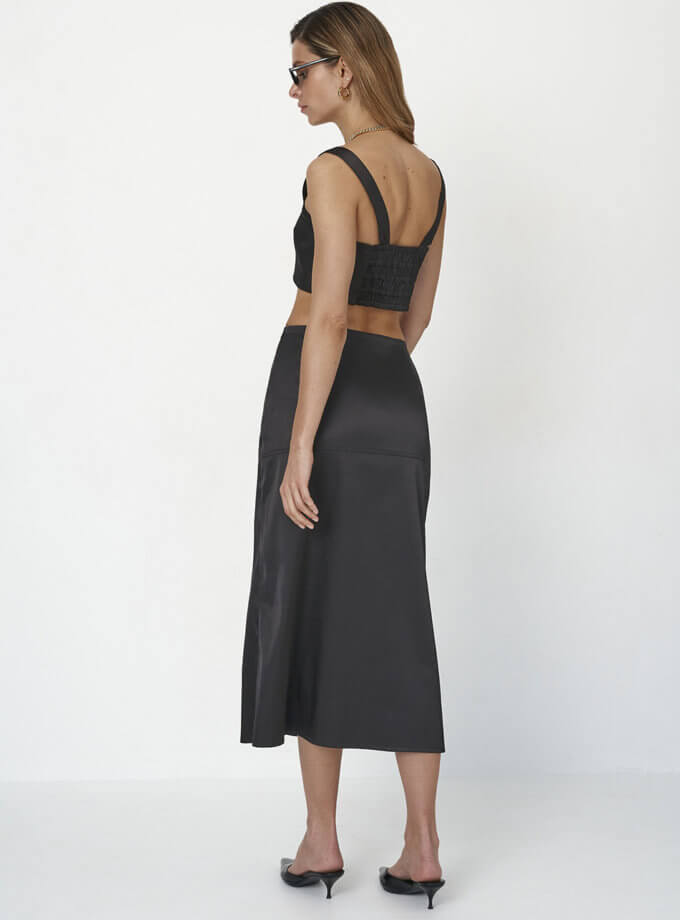 Спідниця міді з розрізом NOMA STUDIO (NOMA_62022)