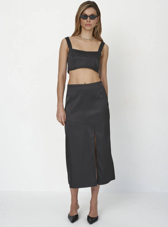 Спідниця міді з розрізом NOMA STUDIO (NOMA_62022)