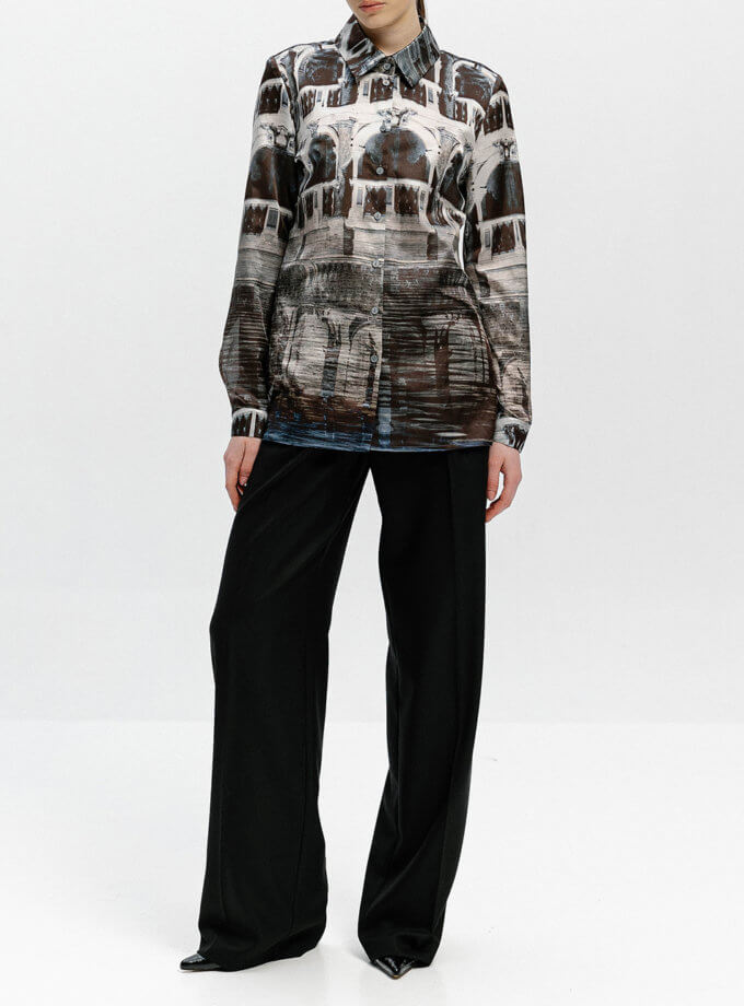 Широкі брюки з защипом SHAKO (SHKO_21046002)