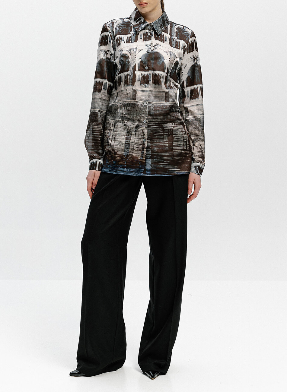 SHAKO-1668 Широкі брюки з защипом SHAKO (SHKO_21046002) - фото 2