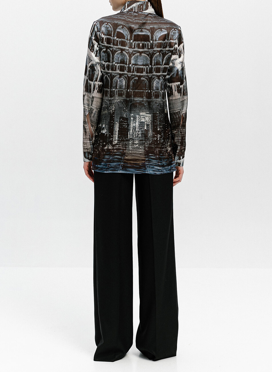 SHAKO-1689 Широкі брюки з защипом SHAKO (SHKO_21046002) - фото 3