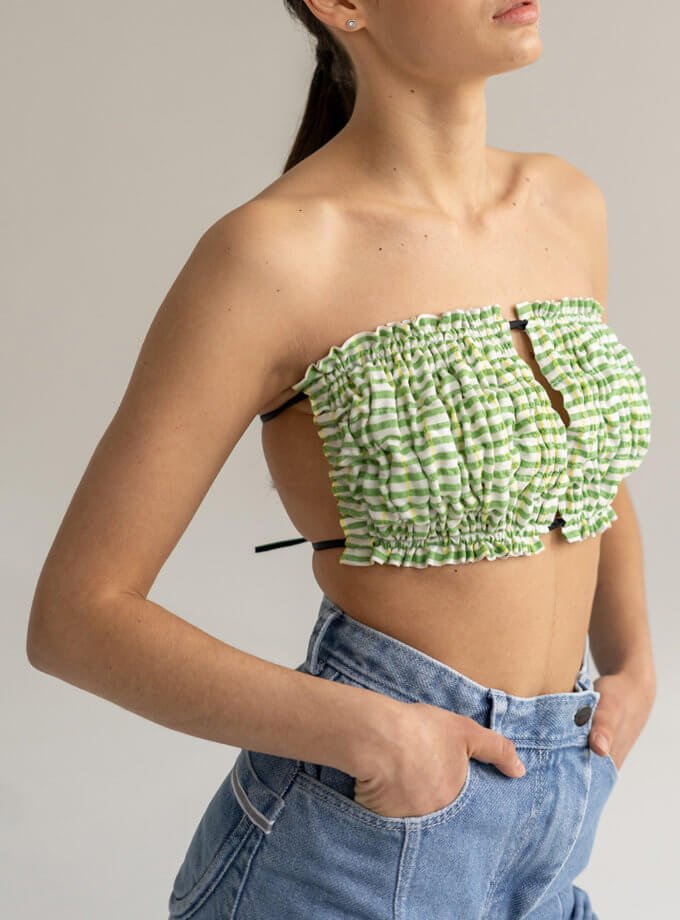 Кроп-топ Шторки 7/11 SEVEN ELEVEN (SE_SE22TpJlzGr)