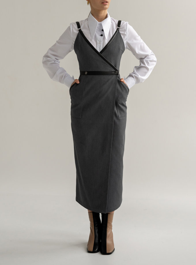 Сарафан на запах 7/11 SEVEN ELEVEN (SE_SE21SrfnG)