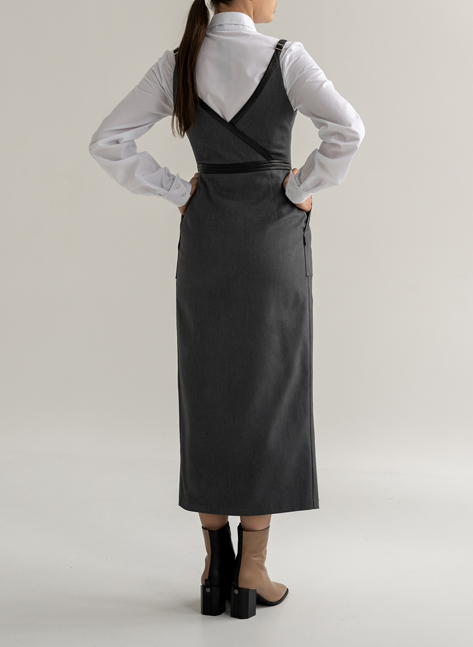 Seven_Eleven_pre_SS_22_356 Сарафан на запах 7/11 SEVEN ELEVEN (SE_SE21SrfnG) - фото 2