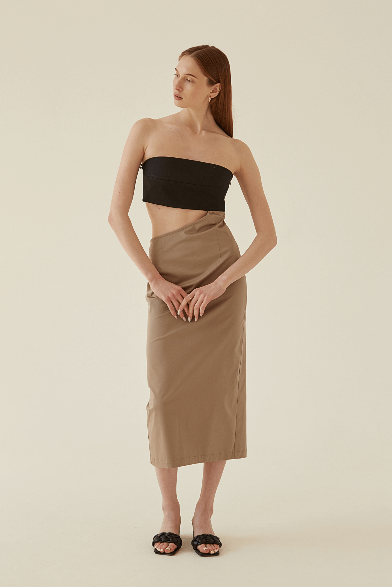 Background (2) Сукня міді з бавовни L.A.B BY TERNOVSKAYA (LAB_2343) - фото 2