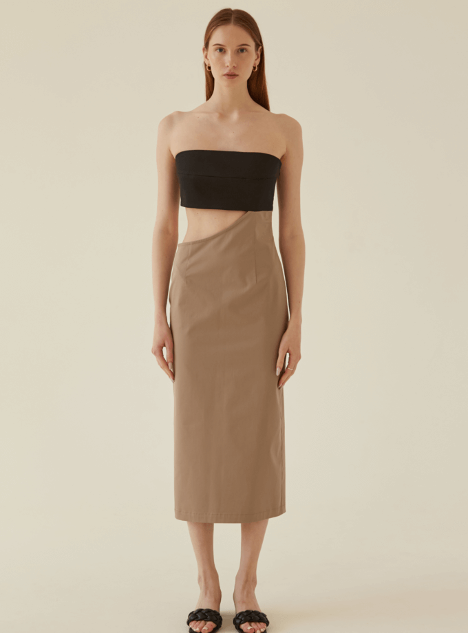 Сукня міді з бавовни L.A.B BY TERNOVSKAYA (LAB_2343)