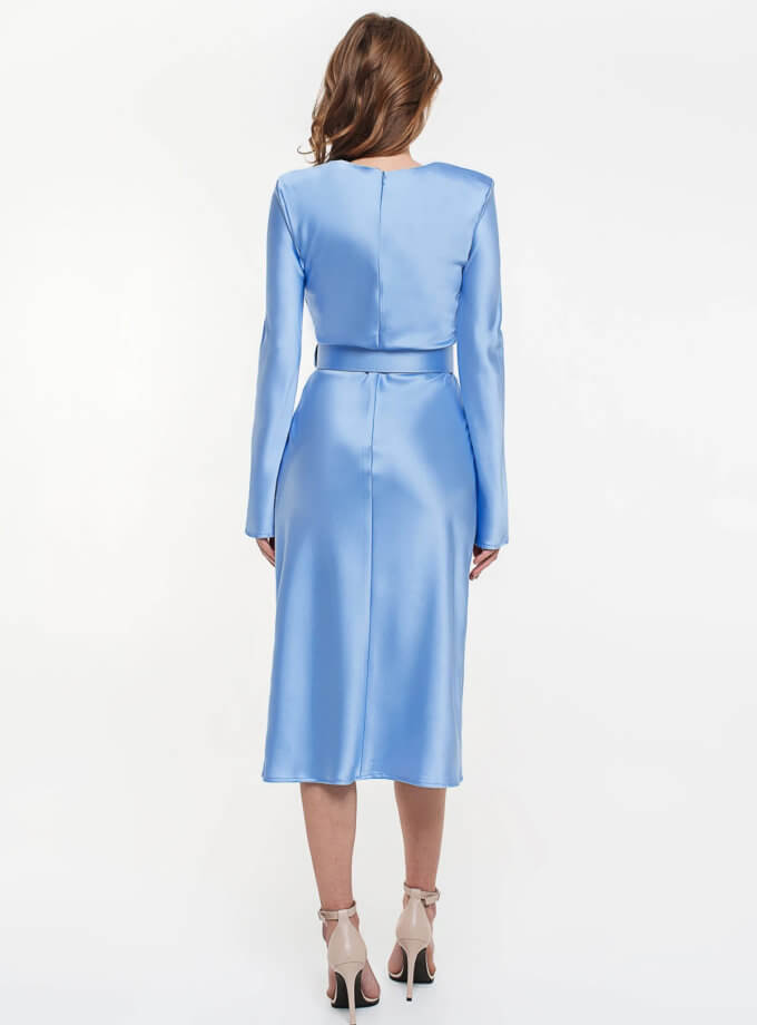 Сукня міді з поясом MAGNETIC (MGN_1722BL)