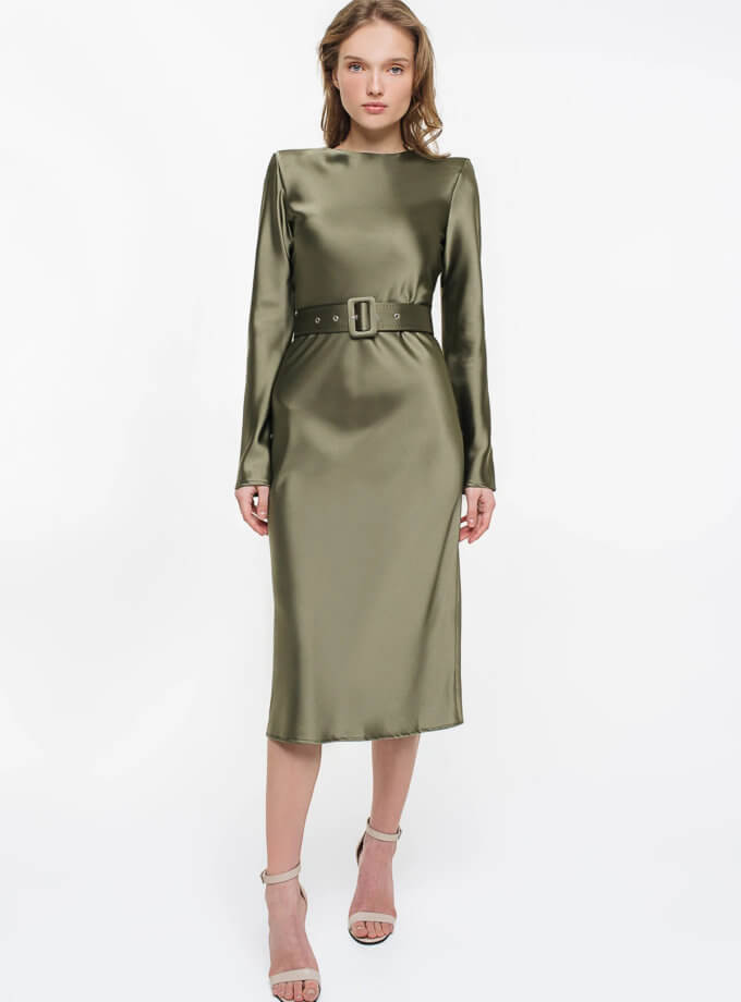 Сукня міді з поясом MAGNETIC (MGN_1722KH)