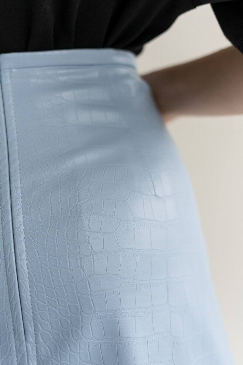 SE22SkCrcBl!_11273 Спідниця міні трапеція блакитна 7/11 SEVEN ELEVEN (SE_22_SkCrcBl) - фото 3