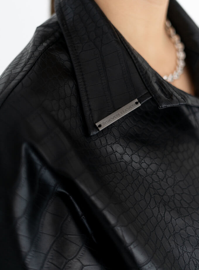 Куртка укорочена з еко-шкіри 7/11 SEVEN ELEVEN (SE_22_ShrtCrcB)