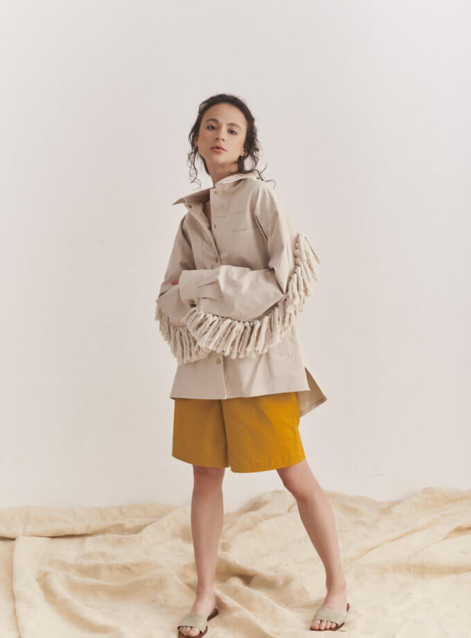 Куртка з бахромою ZHARKO (ZHRK_zkss220010beige) - фото 17