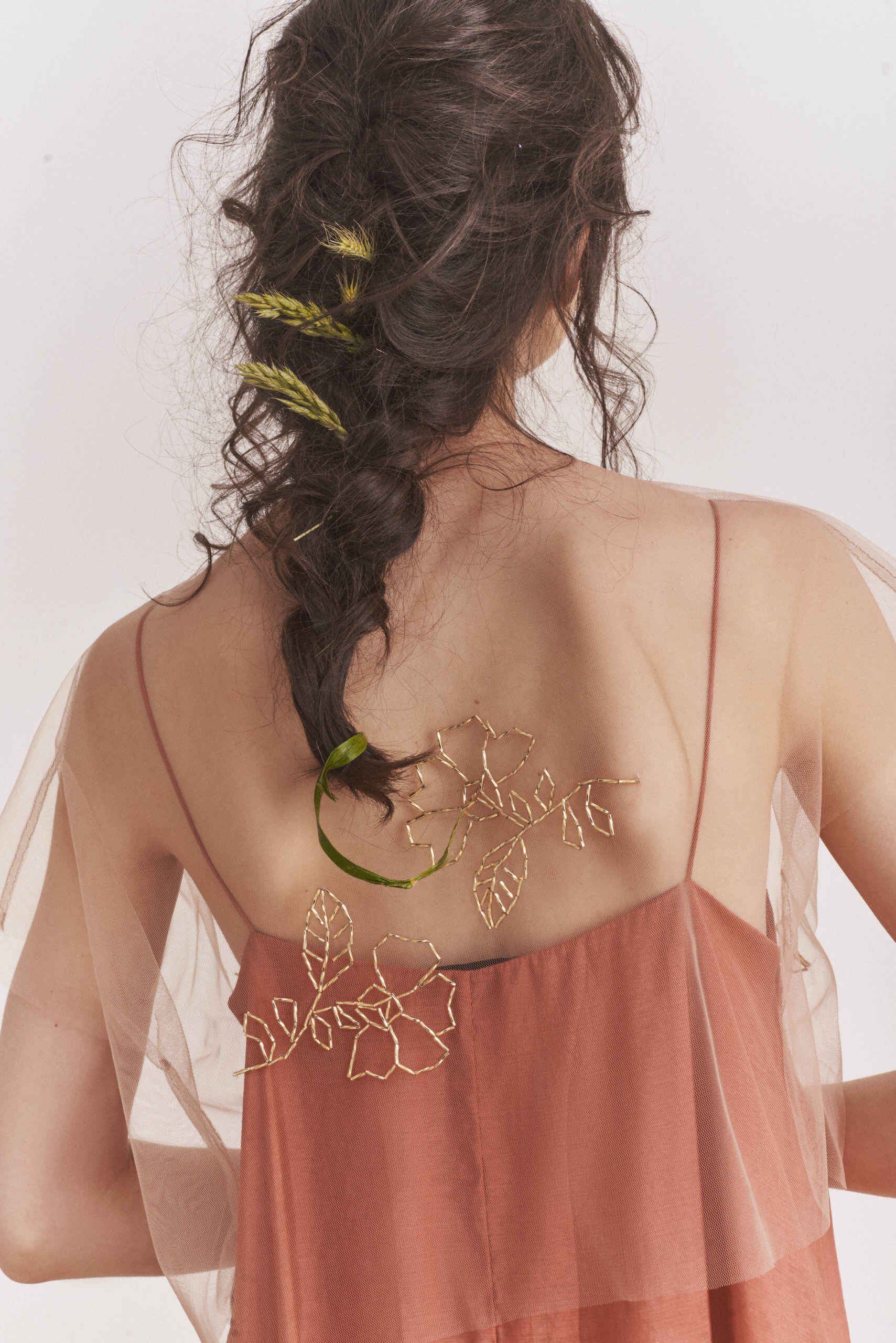 Накидка т беж1 (3) Накидка з ручною вишивкою ZHARKO (ZHRK_zkss220050t1) - фото 2