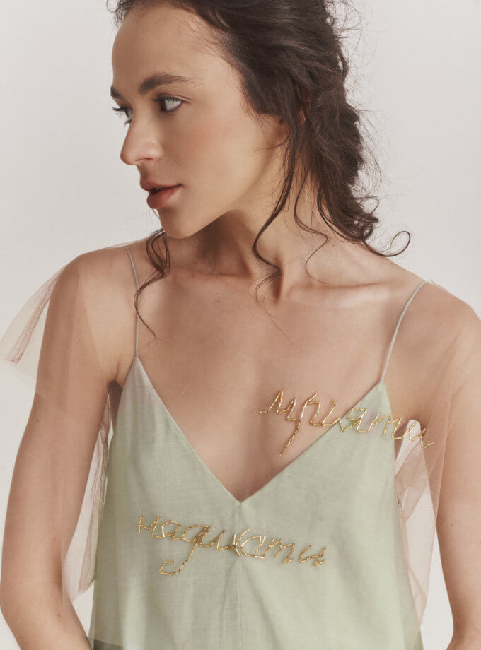 Накидка з ручною вишивкою ZHARKO (ZHRK_zkss220050t2) - фото 5