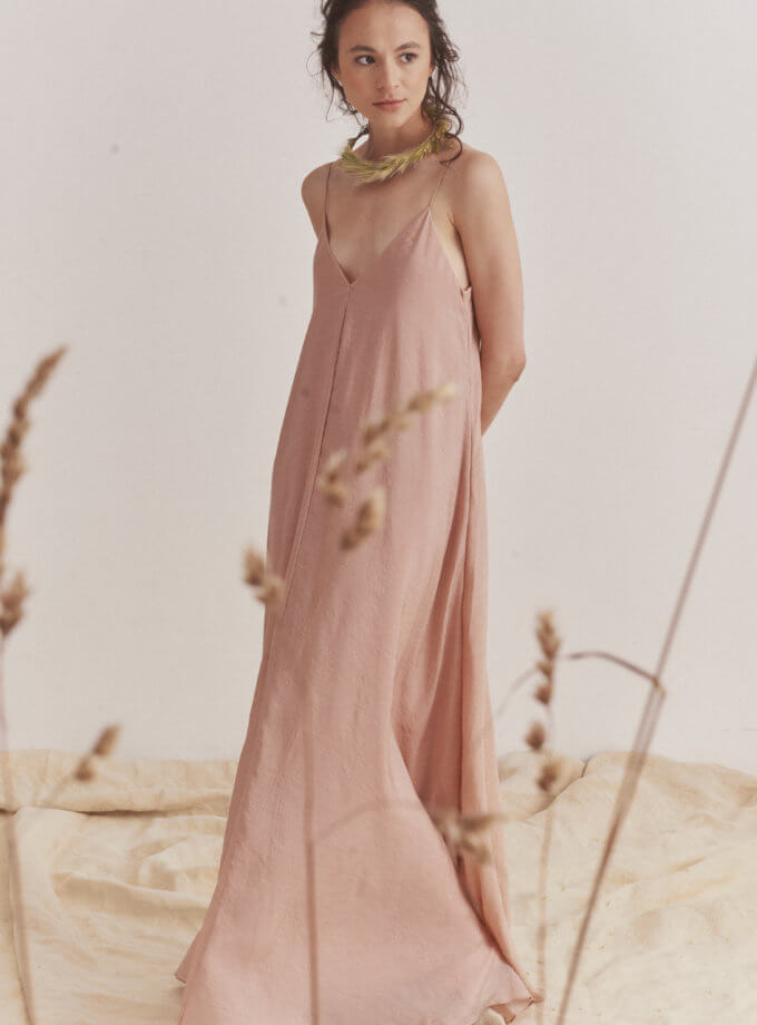 Сукня на бретелях Vilna ZHARKO (ZHRK_zkss220040-beige)