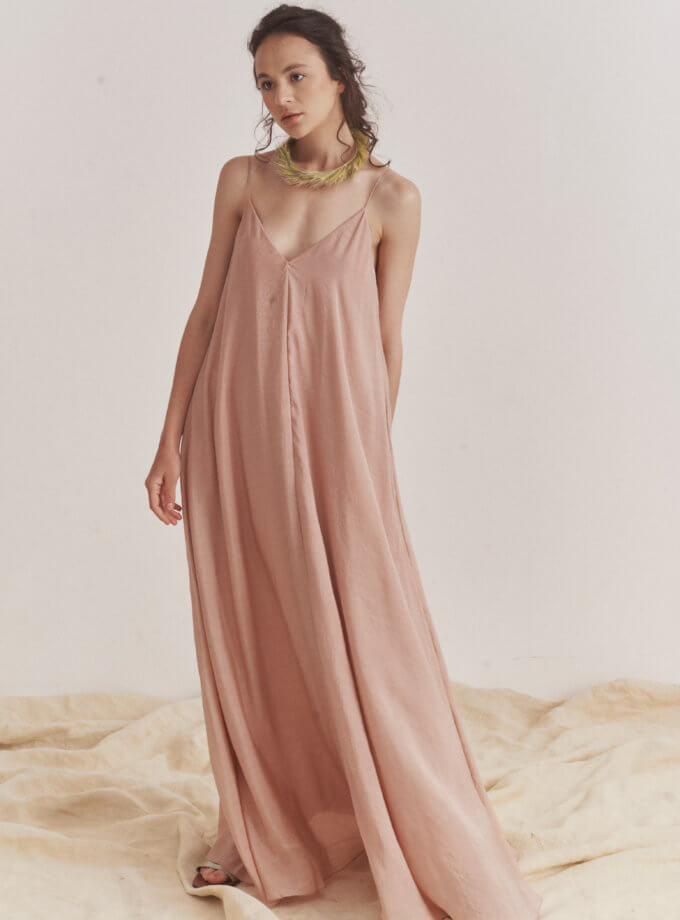 Сукня на бретелях Vilna ZHARKO (ZHRK_zkss220040-beige)