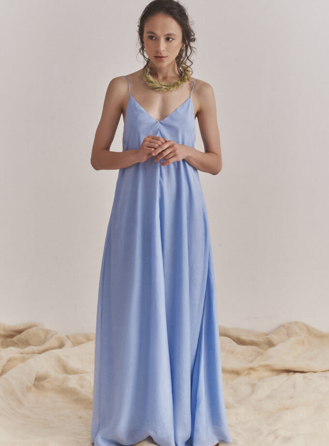 Сукня на бретелях Sky ZHARKO (ZHRK_zkss220040-skyblue)