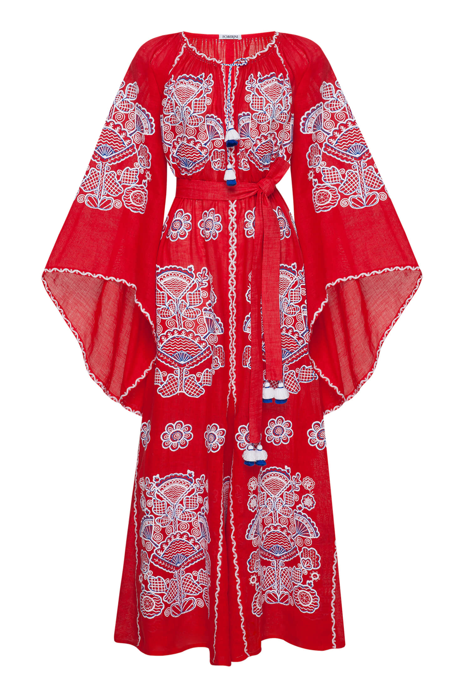 SS19002 site Червона сукня Вікторі Шик FOBERINI (FOBERI_SS19002) - фото 3