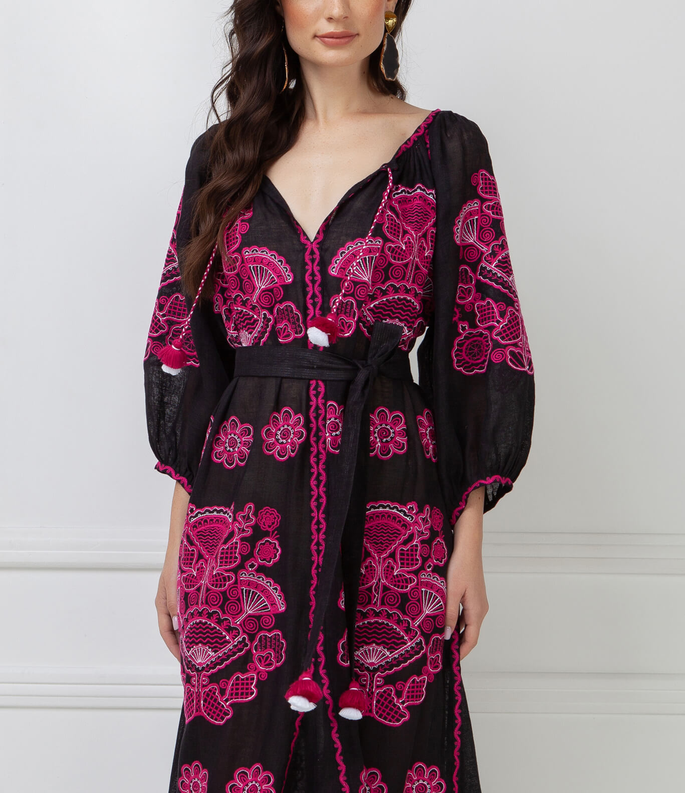 SS19009 (2) (1) Чорна сукня Вікторі Шик FOBERINI (FOBERI_SS19009) - фото 2