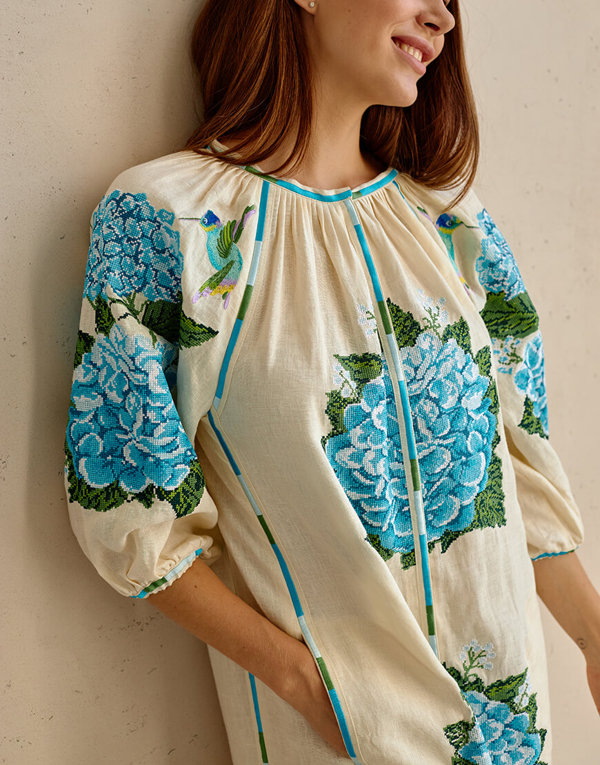 IMG_6486 Сукня Гортензії EMBROIDERED GEM (EMB_SS22_1039) - фото 5