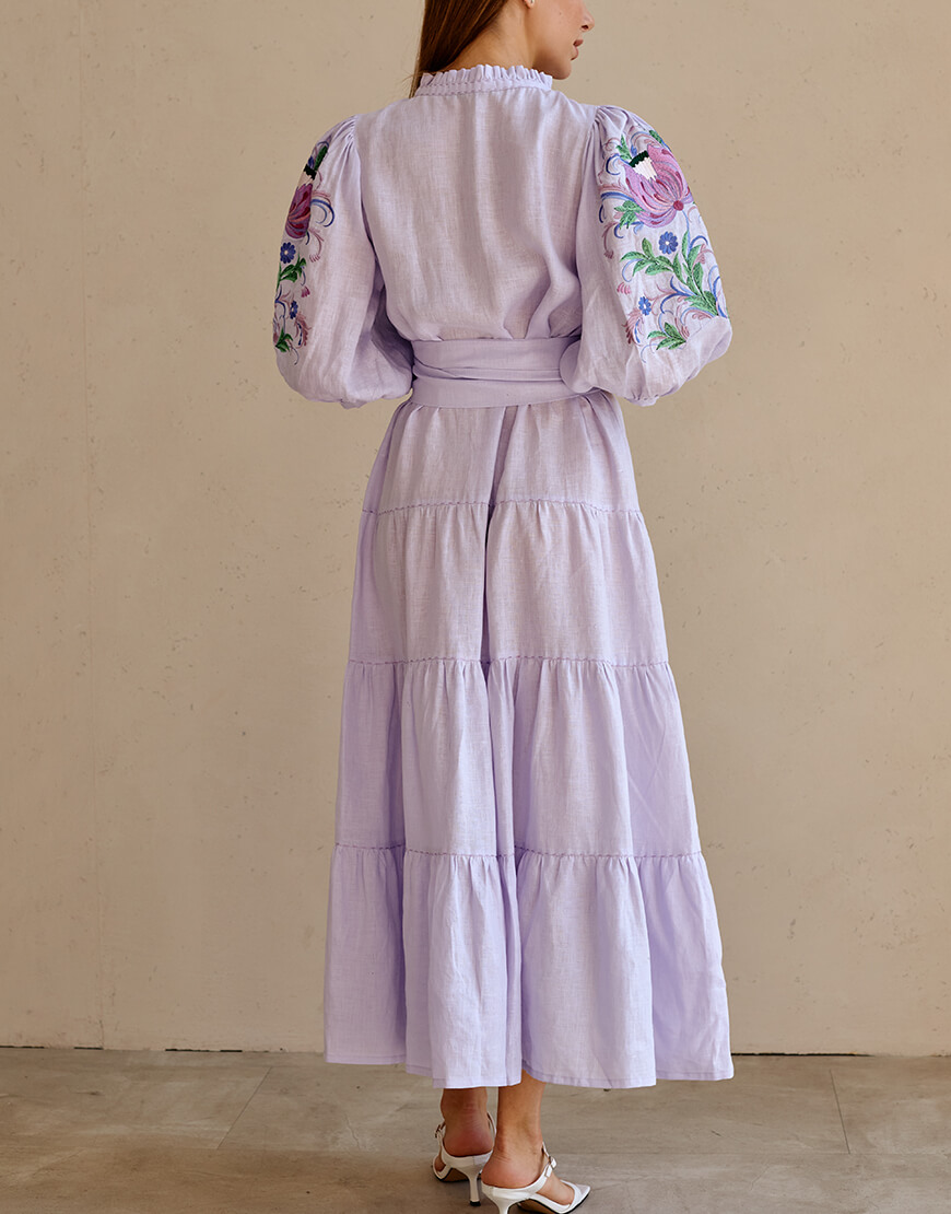 IMG_6536 Сукня Лаванда EMBROIDERED GEM (EMB_SS22_1036) - фото 2