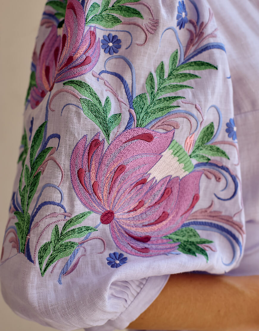 IMG_6538 Сукня Лаванда EMBROIDERED GEM (EMB_SS22_1036) - фото 5