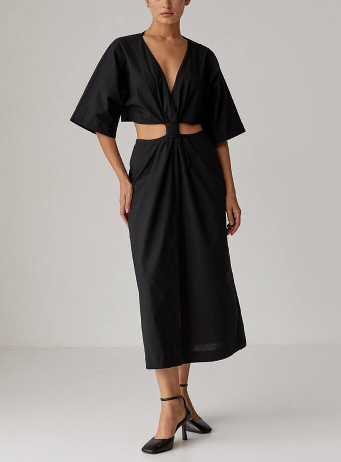 Сукня міді з розрізами FIORE BIANCO (FRBK_FB_0808) - фото 25