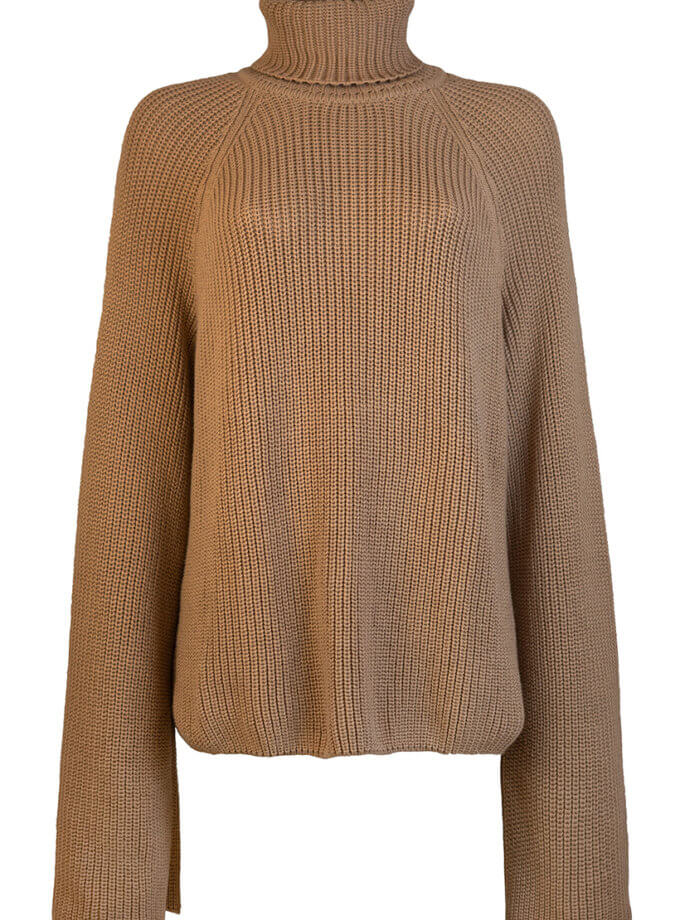 Светр оверсайз з коміром 7/11 SEVEN ELEVEN (SE20SwtrMrglBg) - фото 21