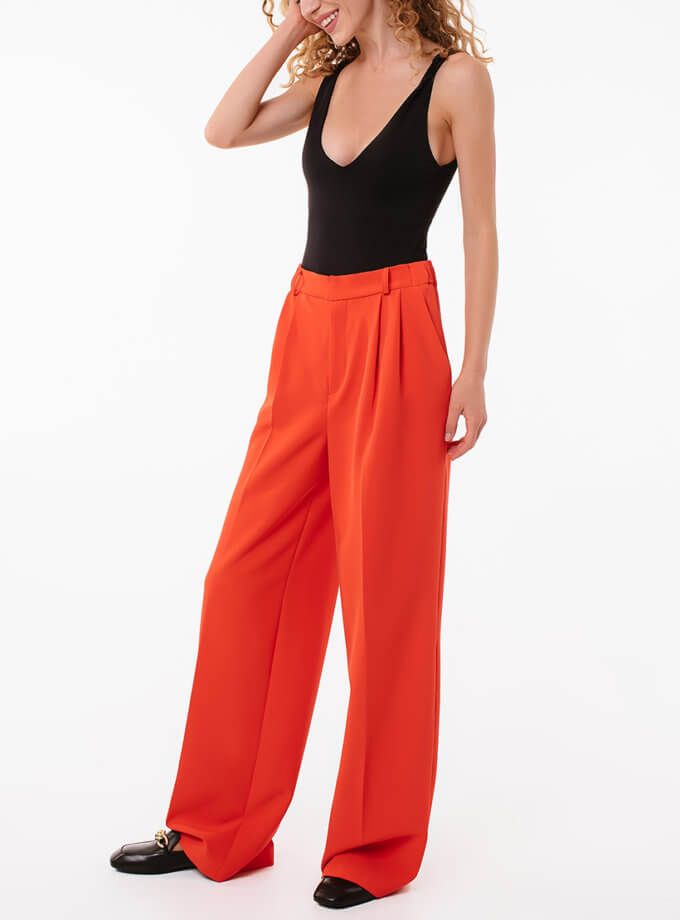 Брюки з високою посадкою MAGNETIC (MGN_1776OG)