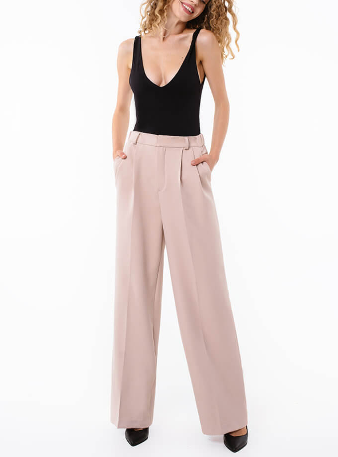 Брюки з високою посадкою MAGNETIC (MGN_1776BE)